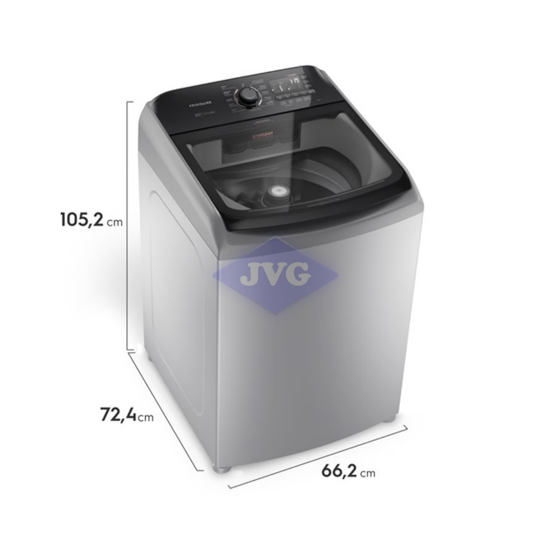 LAVADORA CARGA SUPERIOR FRIGIDAIRE 20 KG GRIS