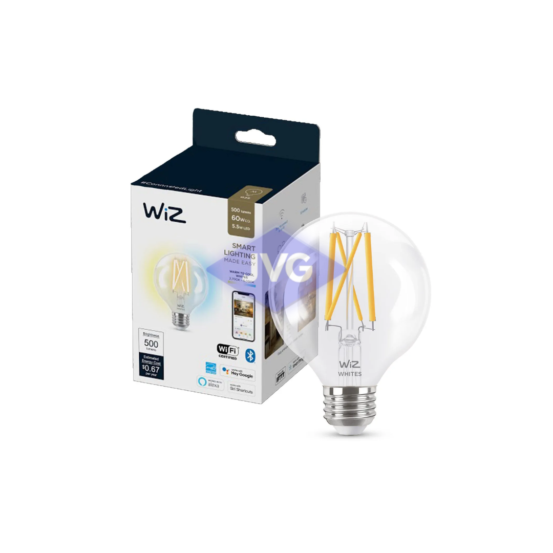 BOMBILLO WIZ G25 VINTAGE EST GLOBO/LUZ CÁLIDA WIFI 785130 - G25V2266111