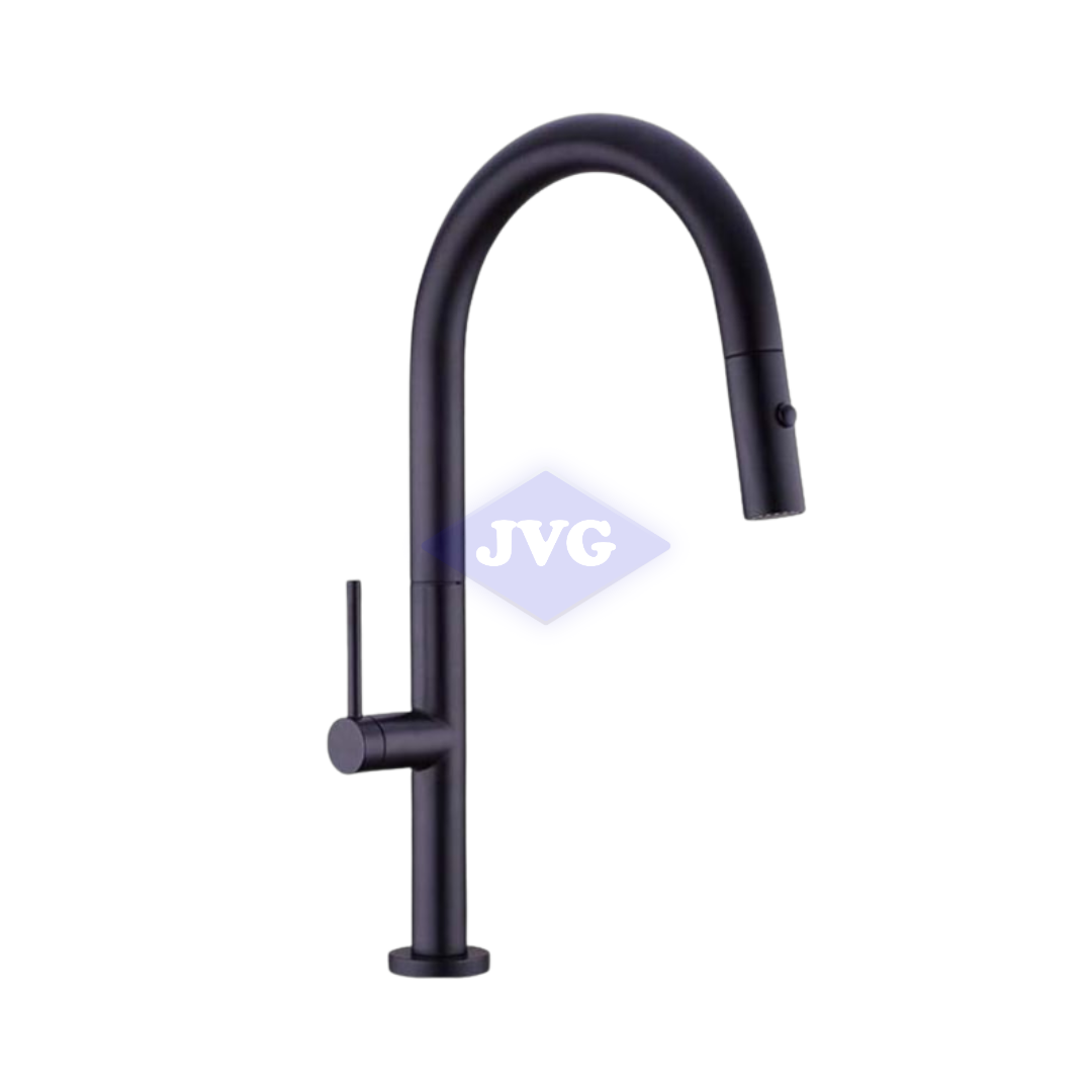 GRIFERIA EUROPA SICILIA BLACK ACERO INOXDABLE - GRICOC013SICILIABL