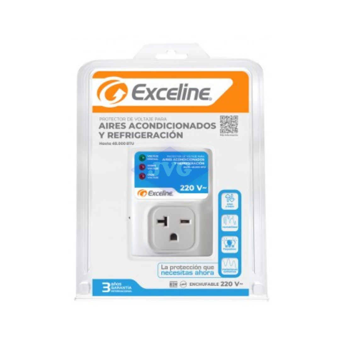 PROTECTOR EXCELINE DE VOLTAJE AIRE ACONDICIONADO 220V - GSMRE220M