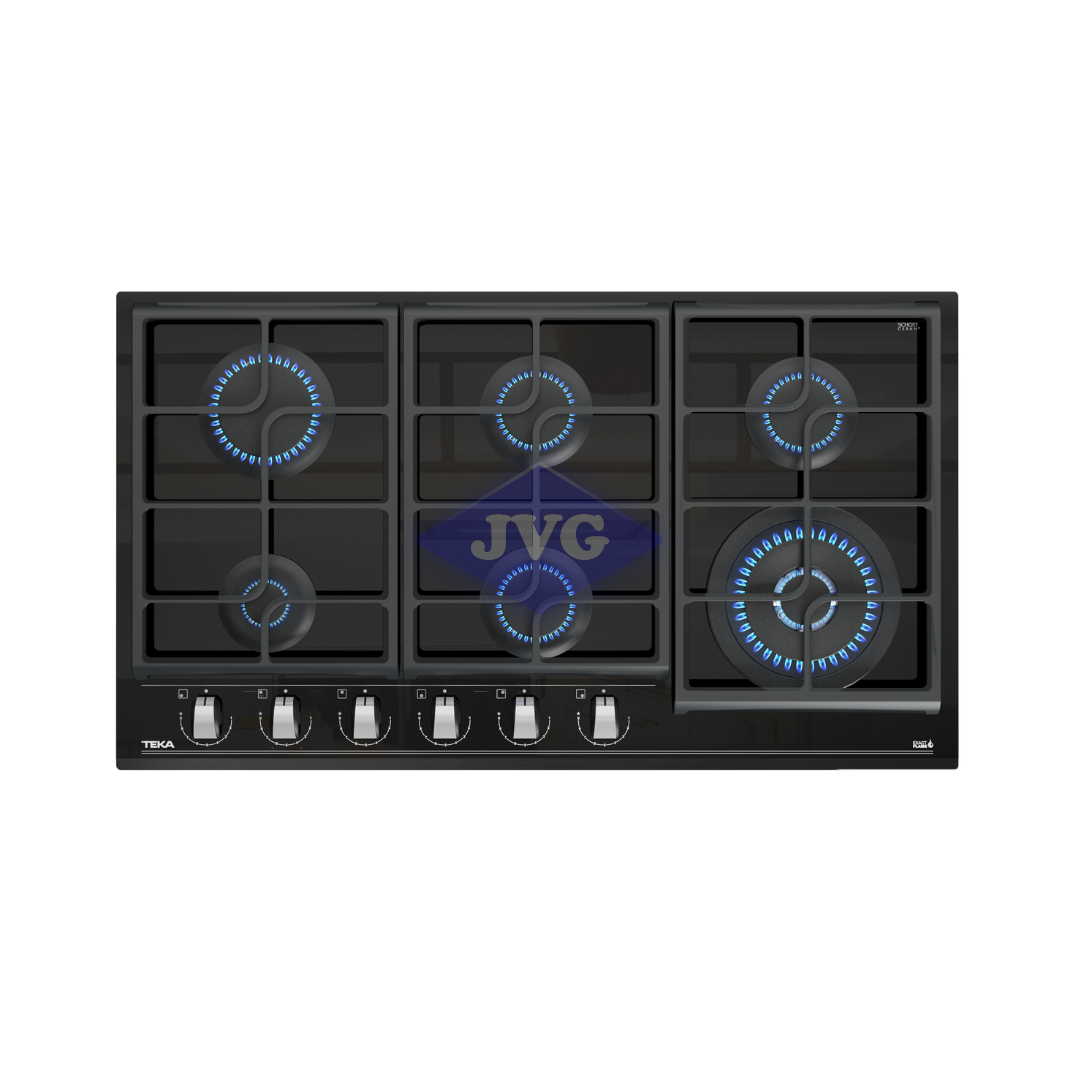 TOPE A GAS TEKA VITRO 6 HOR NEG 90CM - GZC96310XBB