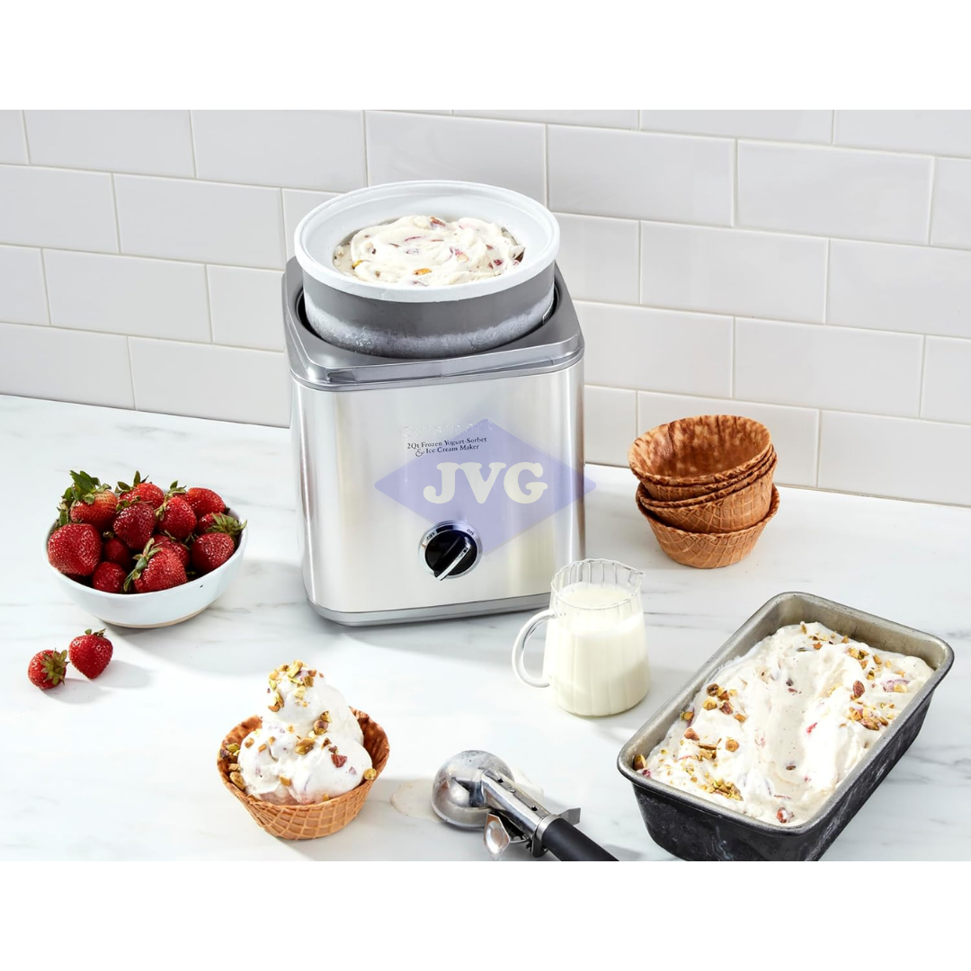 MÁQUINA PARA HELADOS CUISINART PREMIUM 1.8 L ACERO - ICE30BCP1