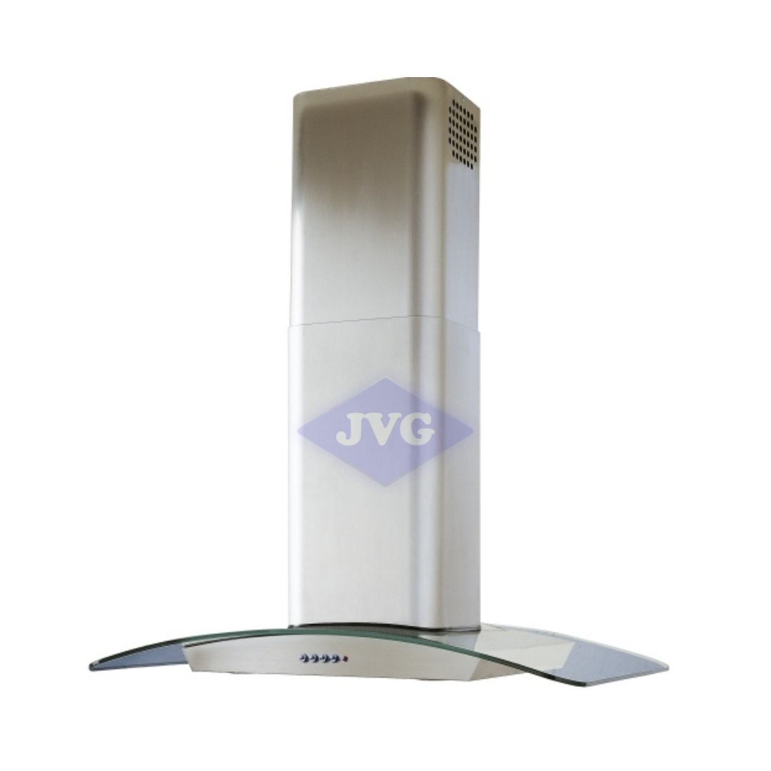 CAMPANA DE ISLA SIGMA VIDRIO Y ACERO 90CM - IS7386XSF90