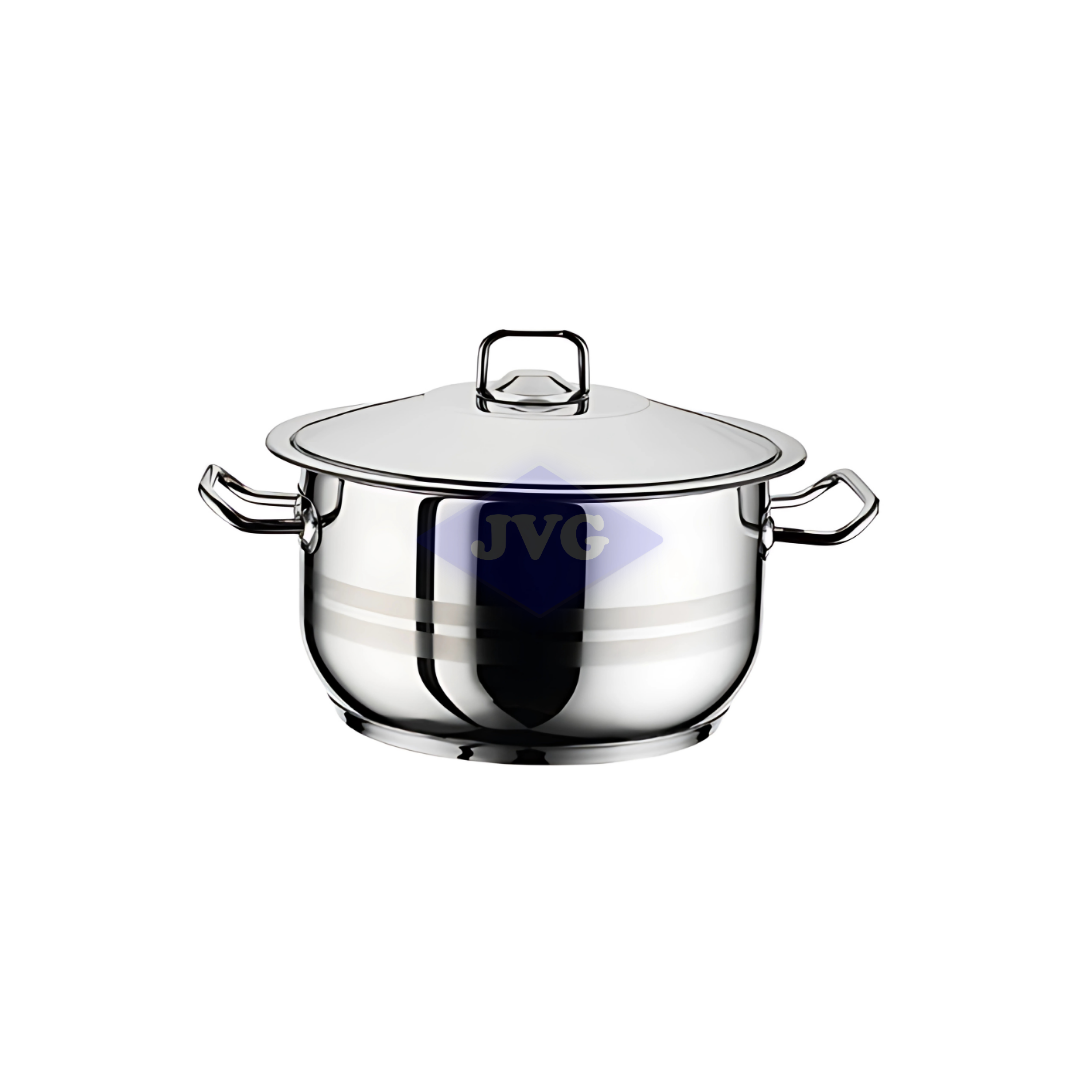 OLLA ANTIADHERENTE HASCEVHER 22X12 CM GASTROL 4 LTS ACERO (K0422007) - K0422007