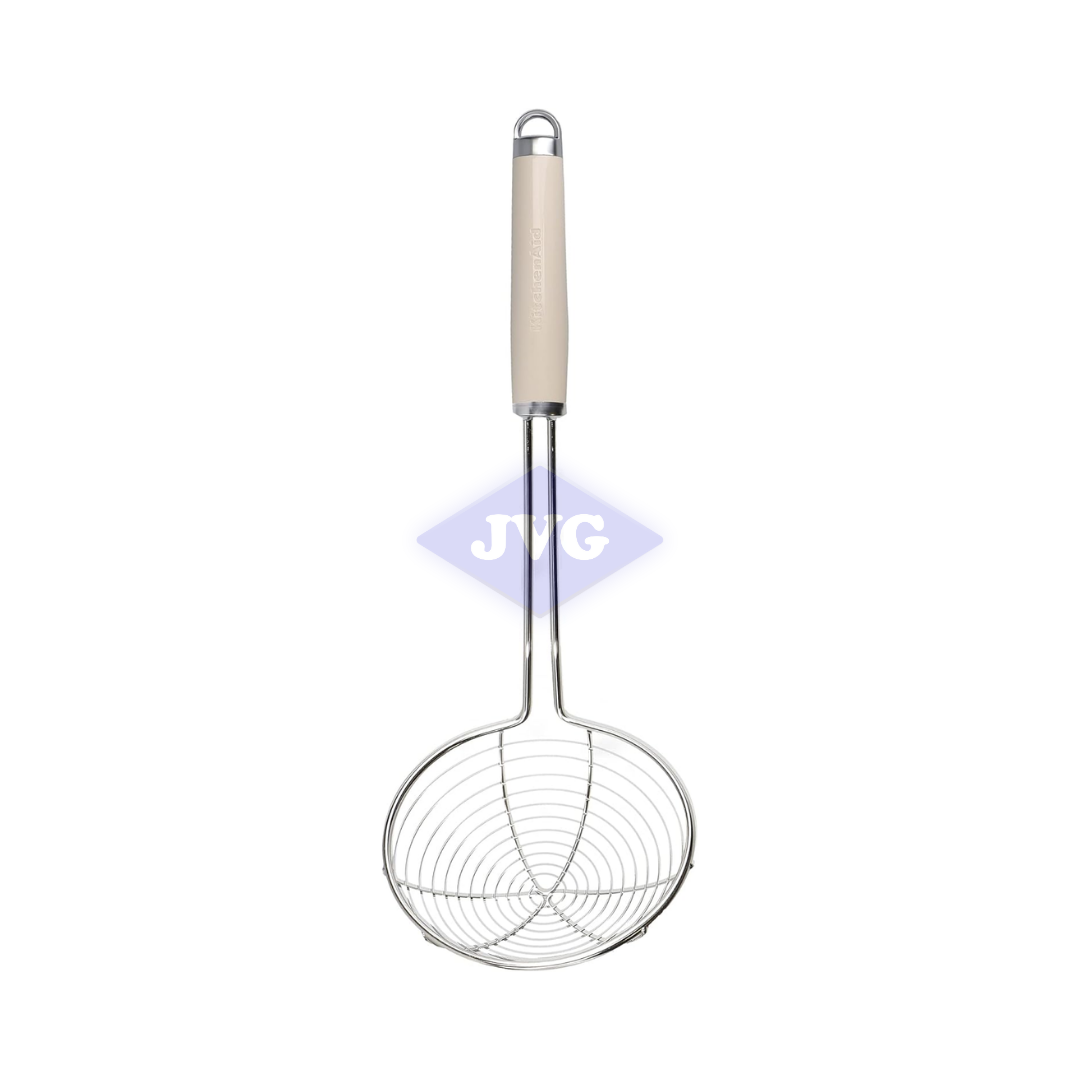 CUCHARA ESCURRIDORA PARA FRITURAS KITCHENAID CREMA - KAG010OHACE