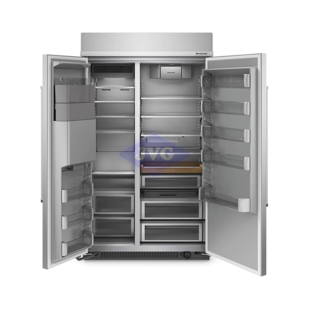 NEVERA SXS KITCHENAID CON DISPENSADOR ACERO INOX 29' - KBSD708MPS