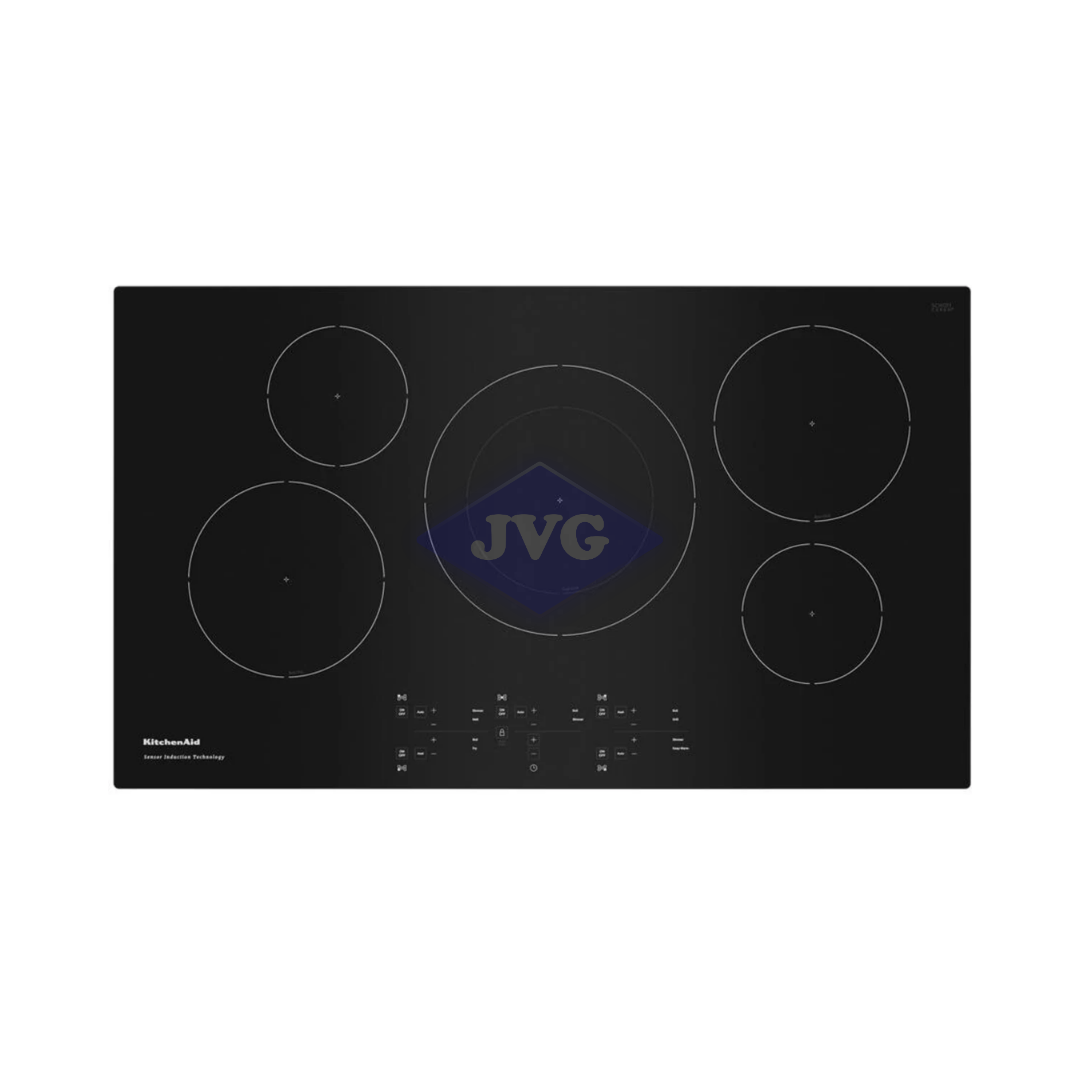 COCINA DE INDUCCIÓN KITCHENAID 36” NEGRA - KCIG556JBL