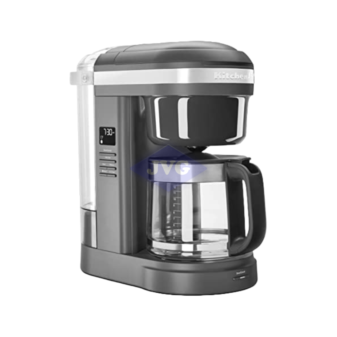 CAFETERA DE GOTEO 12 TAZAS KITCHENAID PANTALLA LED PROGRAMABLE GRIS CARBÓN - KCM1208DG