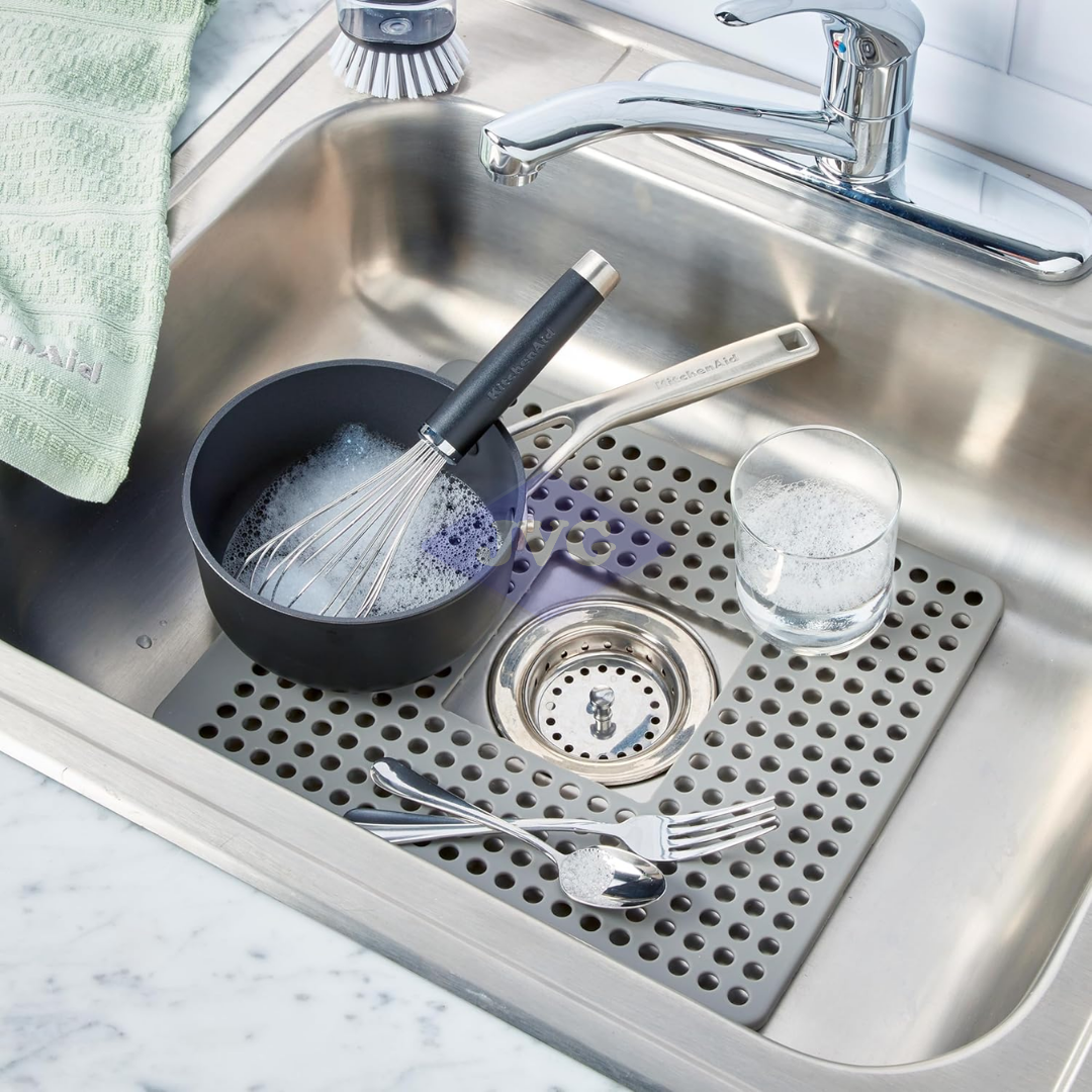 ALFOMBRA PARA FREGADEROS KITCHENAID SILICONA 30X34 CM - KEG877OHASA