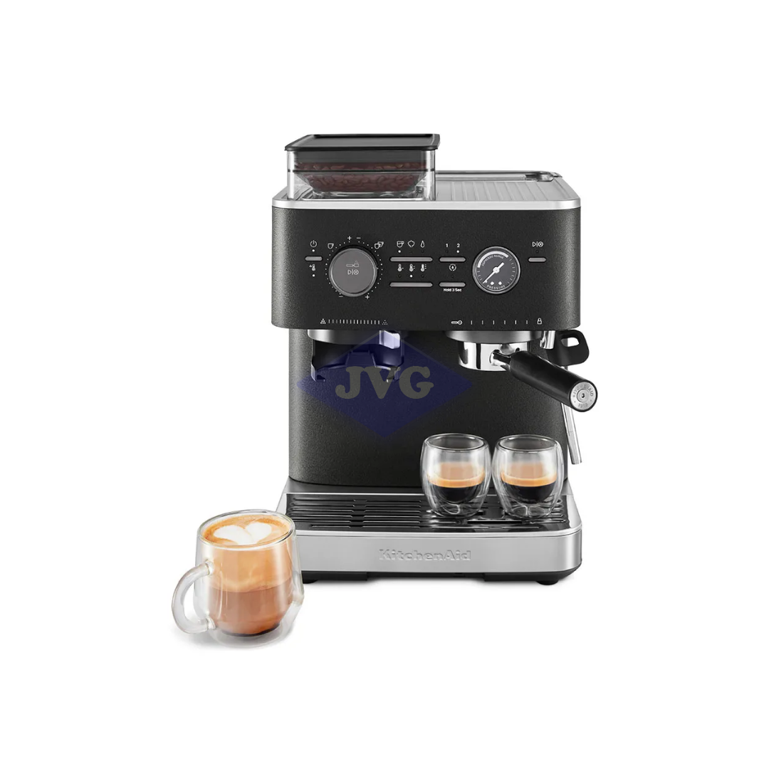 CAFETERA EXPRESSO KITCHENAID SEMIAUTOMÁTICA CON MOLINO INTEGRADO - KES6551BK