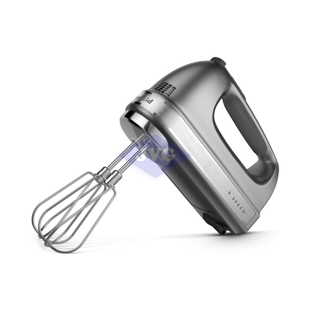 BATIDORA DE MANO KITCHENAID 9 VELOCIDADES PLATA KHM926CU - KHM926CU