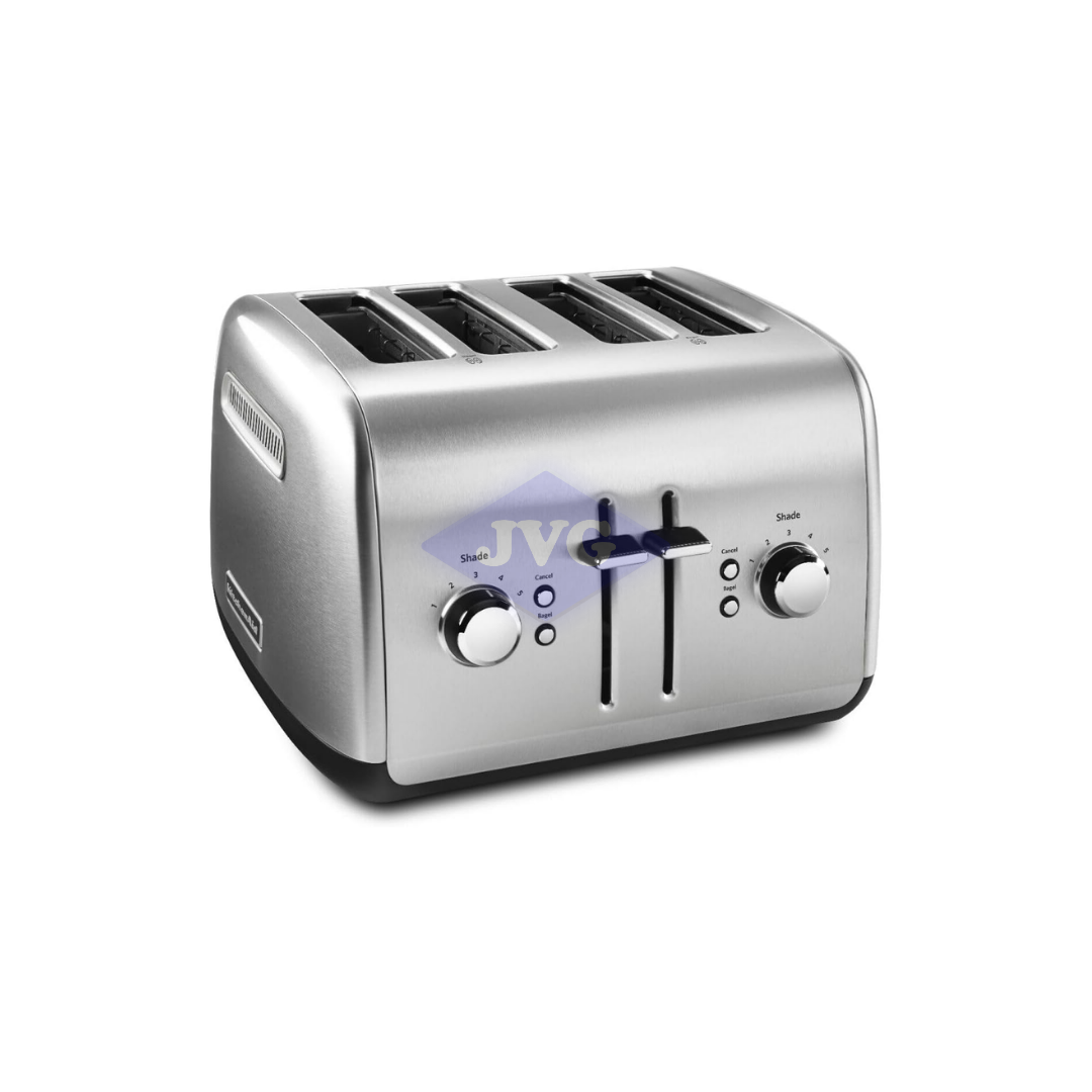 TOSTADORA KITCHENAID 4 REBANADAS CLÁSICA ACERO INOXIDABLE (KMT4115SX) - KMT4115SX