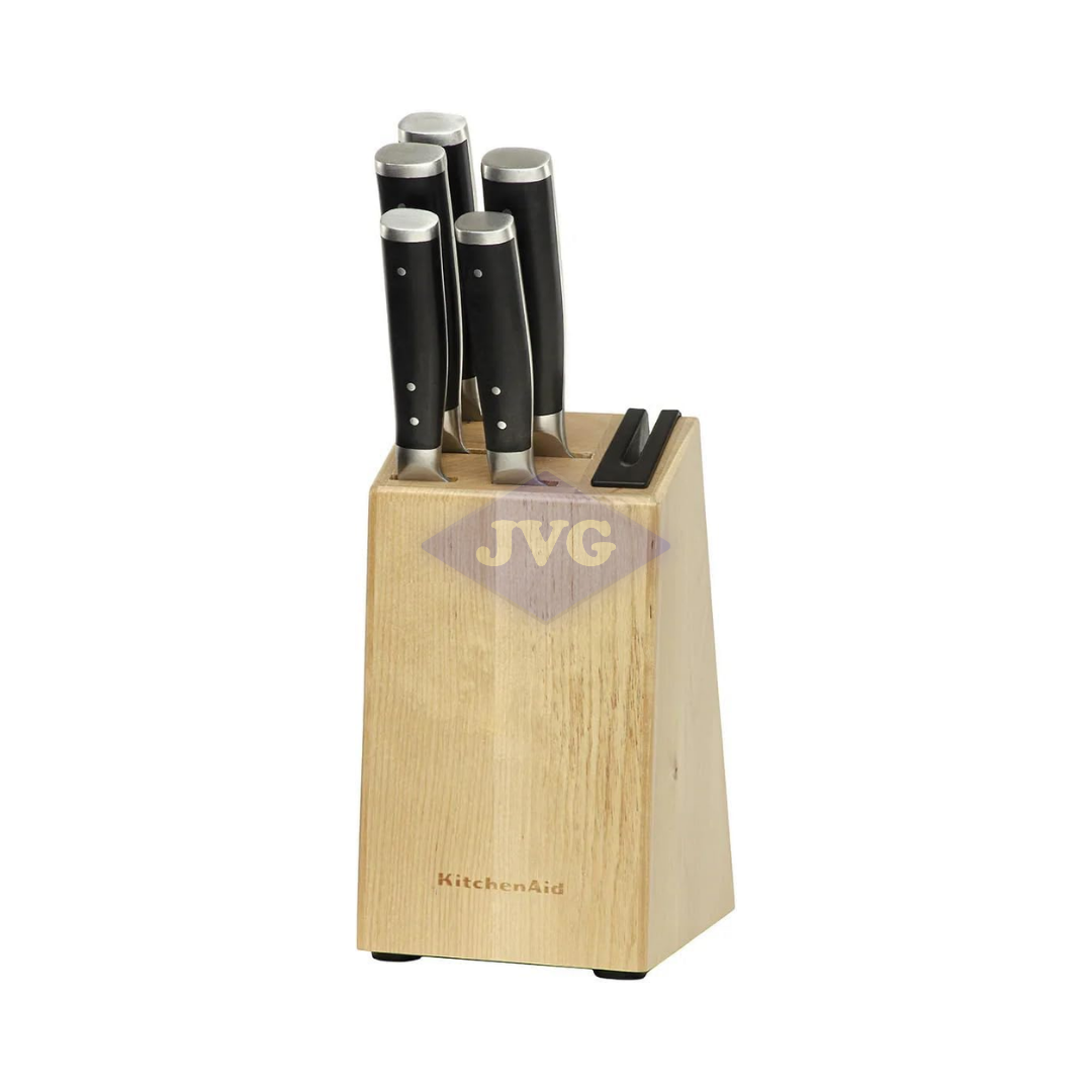 JUEGO DE CUCHILLOS KITCHENAID 5 PIEZAS JAPONES ACERO - KO5PSTSNOBG