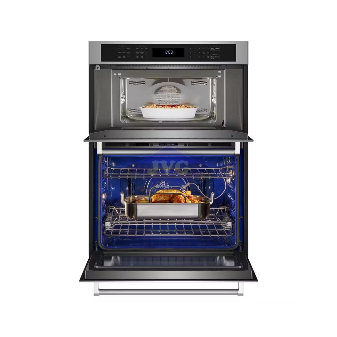 HORNO MICROONDAS ELÉCTRICO KITCHENAID 30" DIGITAL CON CONVECCIÓN ACERO - KOEC530PSS