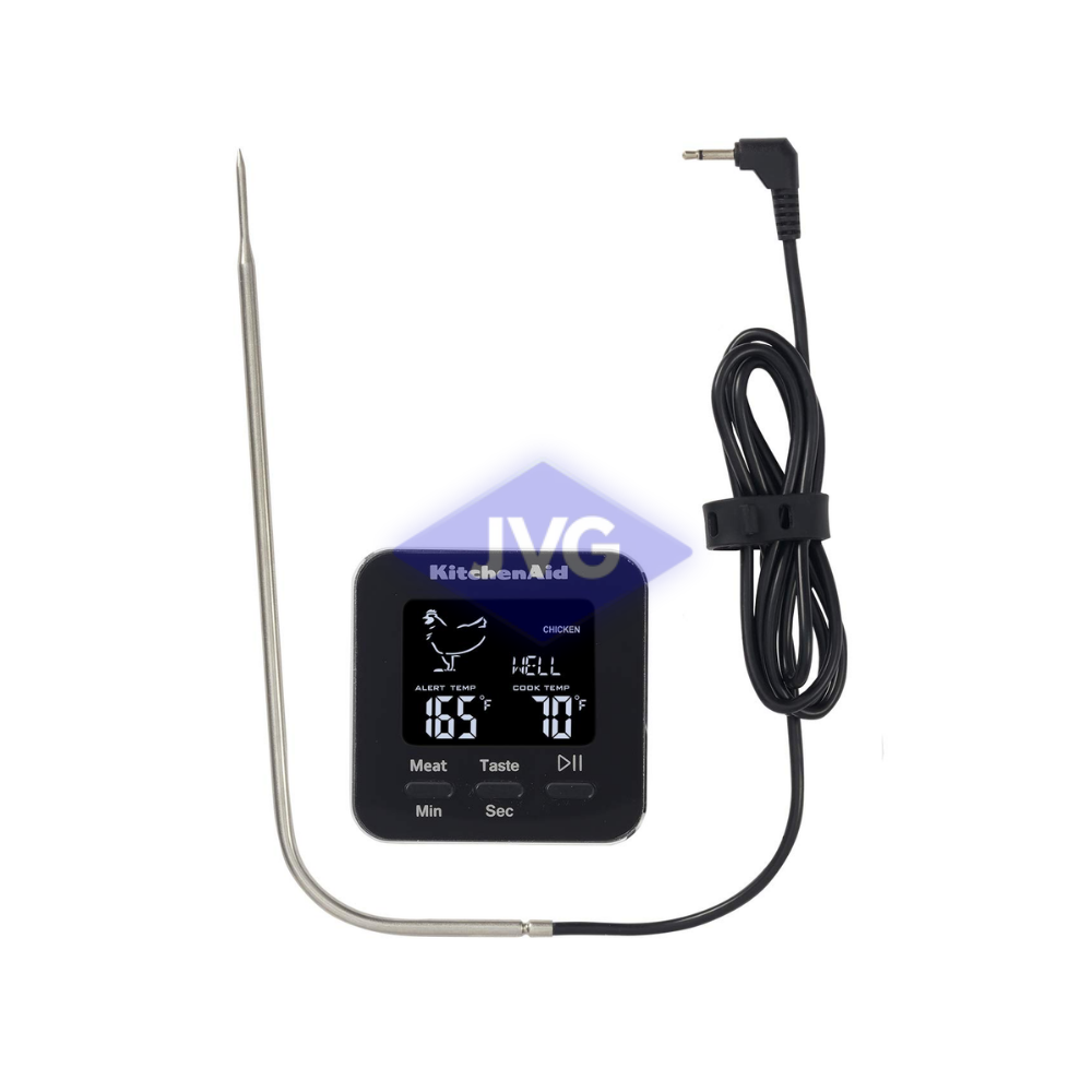 TERMÓMETRO DIGITAL KITCHENAID CONFIGURABLE DE CABLE - KQ906G