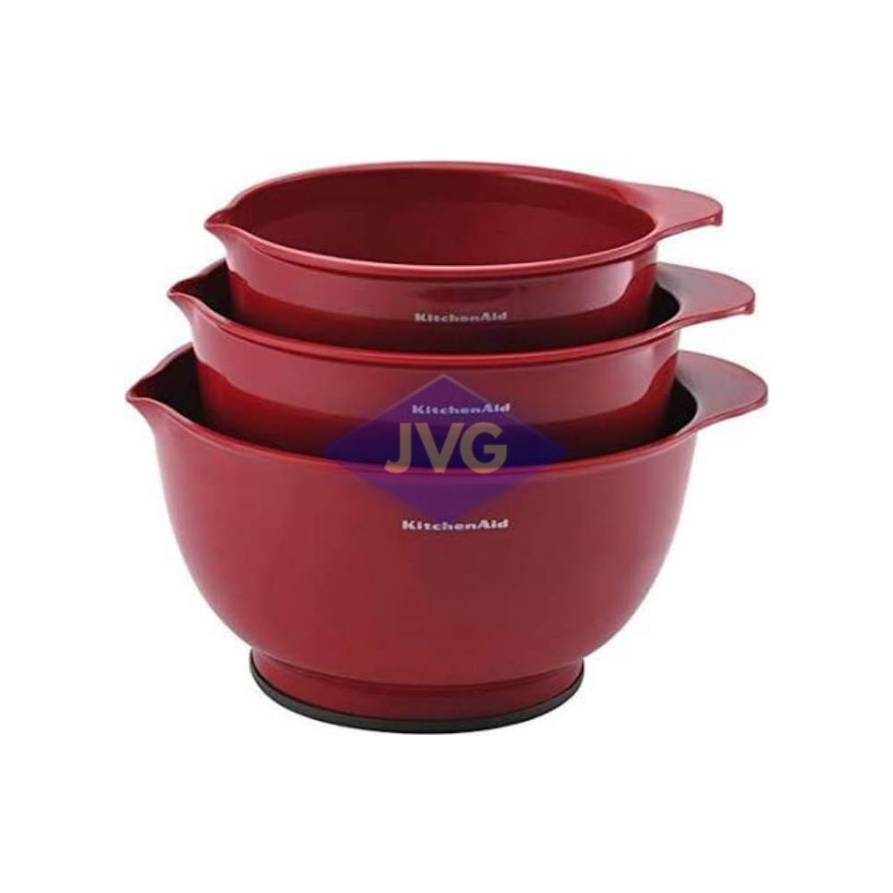 SET DE 3 BOWLS DE COCINA KITCHENAID PLÁSTICO - KQG175OSERE