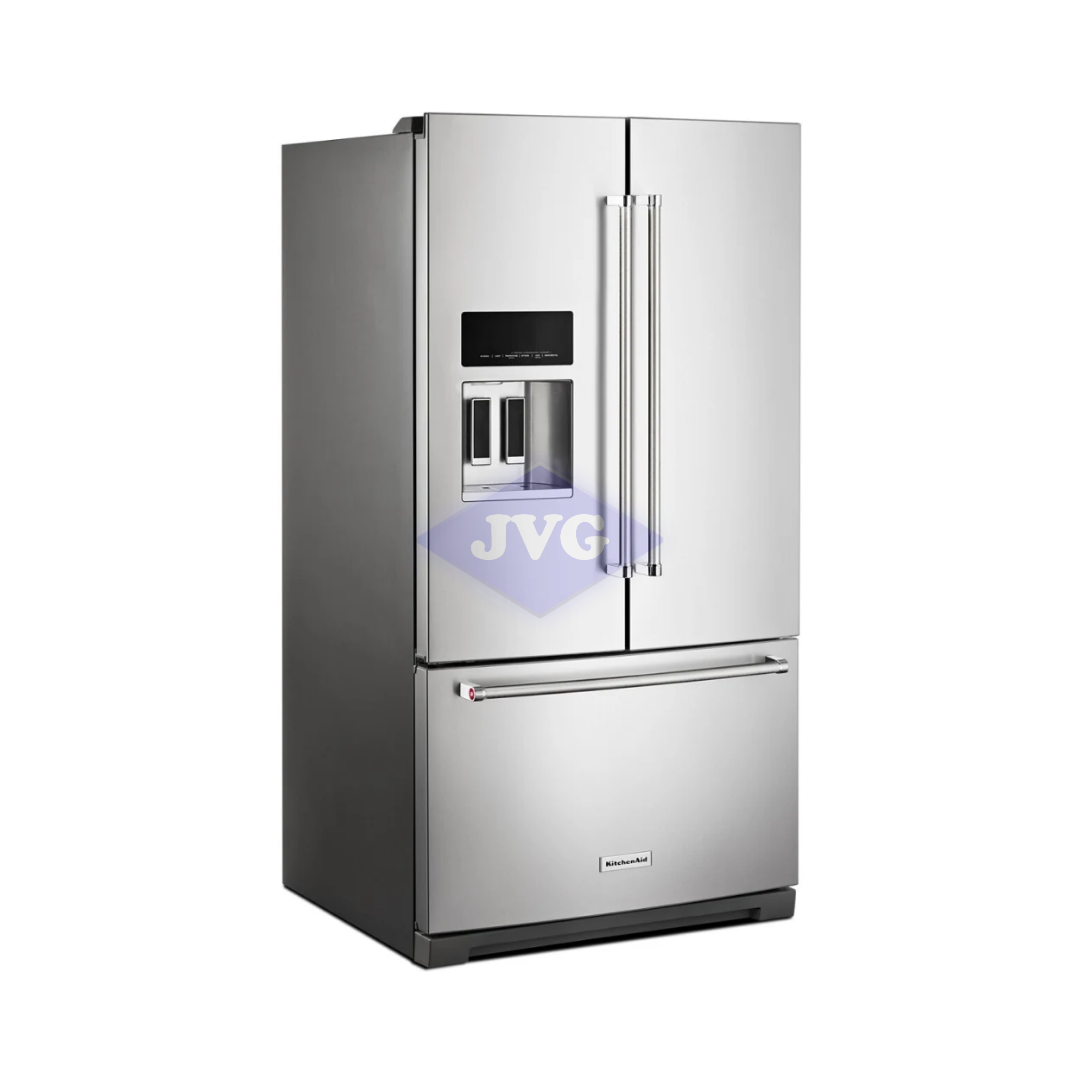 NEVERA FRENCH DOOR KITCHENAID 27 CU.FT. CON DISPENSADOR ACERO