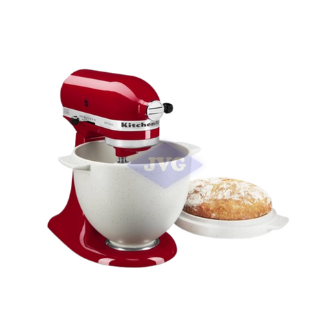 BOWL DE CERÁMICA KITCHENAID PARA PAN CON TAPA PARA HORNEAR 4.7L - KSM2CB5BGS
