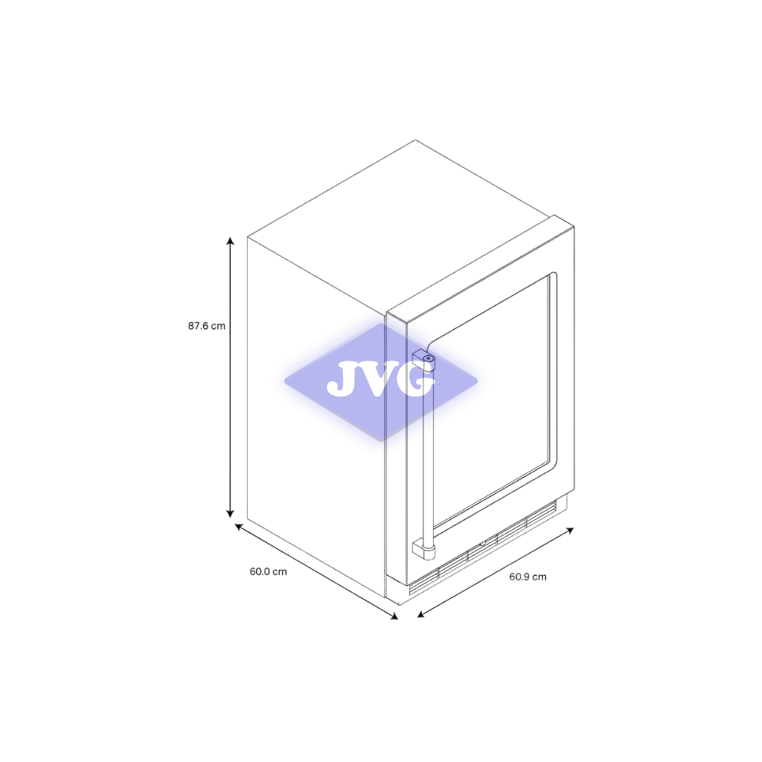 VINERA KITCHENAID 46 BOTELLAS ACERO INOXIDABLE - KUWR214KSB