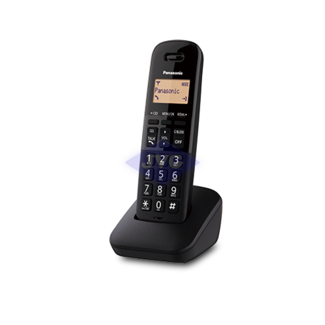 TELÉFONO INALÁMBRICO COMPACTO PANASONIC CON BLOQUEO DE LLAMADAS NEGRO - KXTGB310LAB