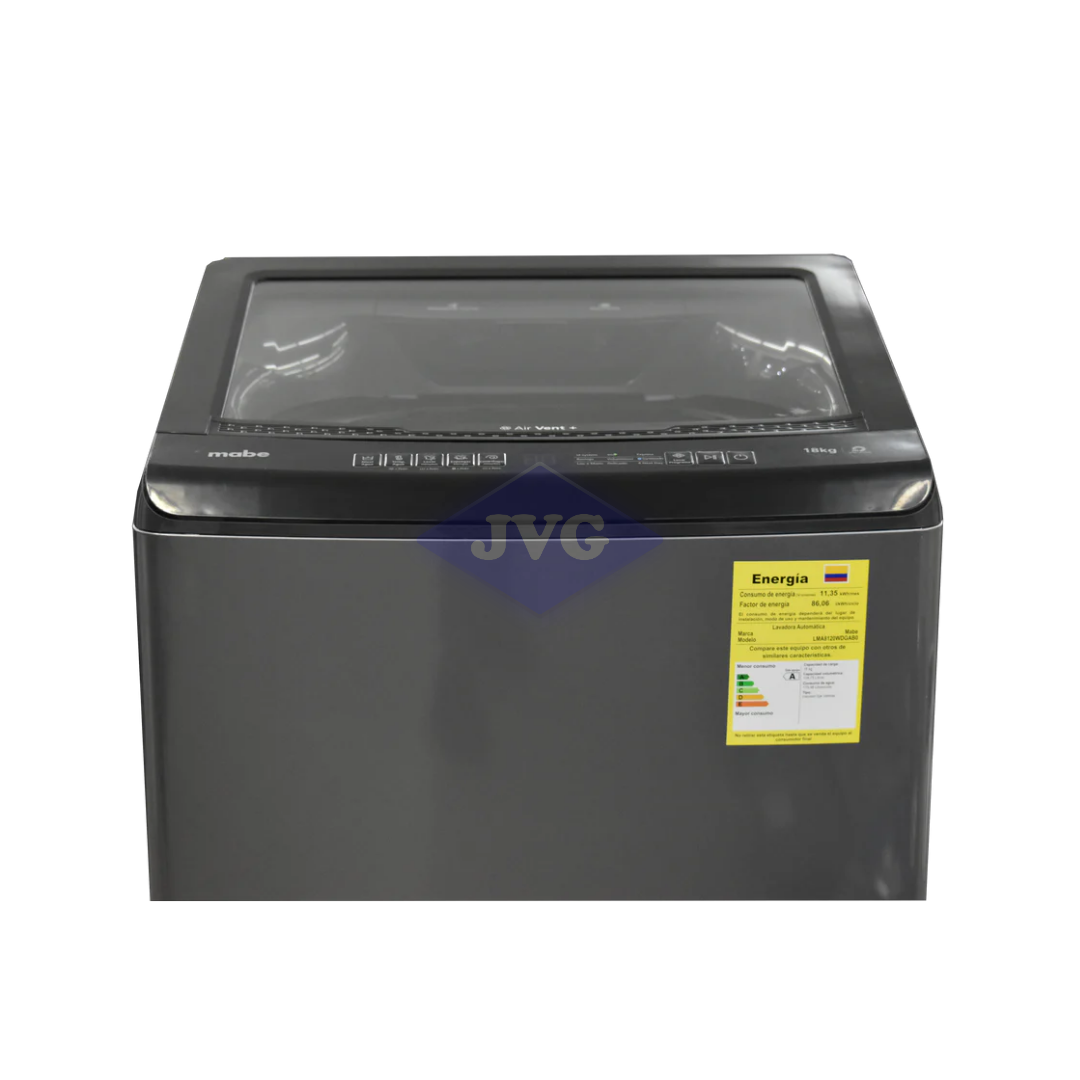 LAVADORA MABE 18 KG CARGA SUPERIOR - SILVER