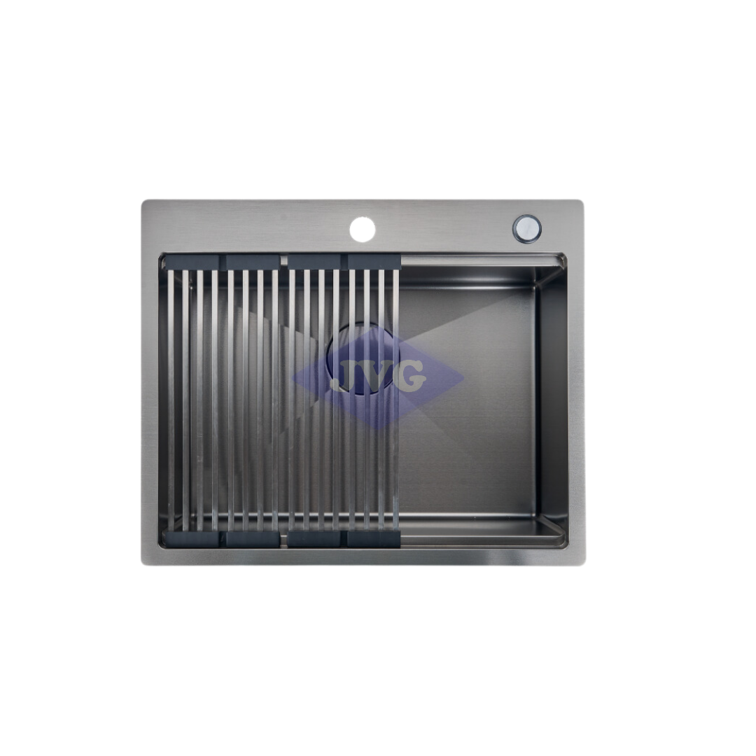 FREGADERO GASCO ACERO 1 TINA SAT/NEG - LUGANOBS