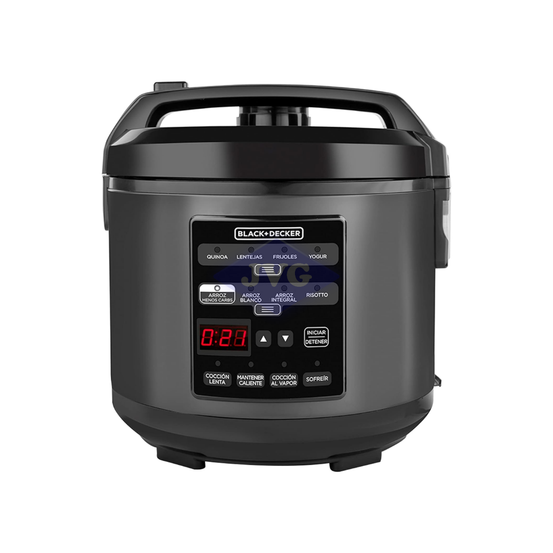 OLLA DIGITAL MULTIFUNCIÓN BLACK+DECKER 3 LITROS NEGRO - MCH14