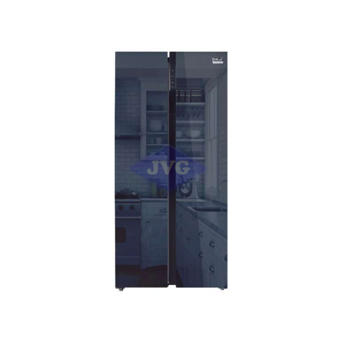 NEVERA SIDE BY SIDE DRIJA 18 CU.FT. PUERTA TIPO ESPEJO AZUL
