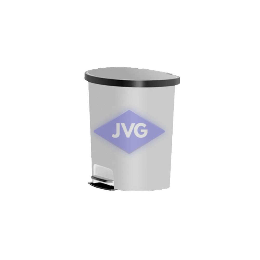 PAPELERA SEMI OVALADA EKO 55 L EK622155LWH BLANCO - PAP725