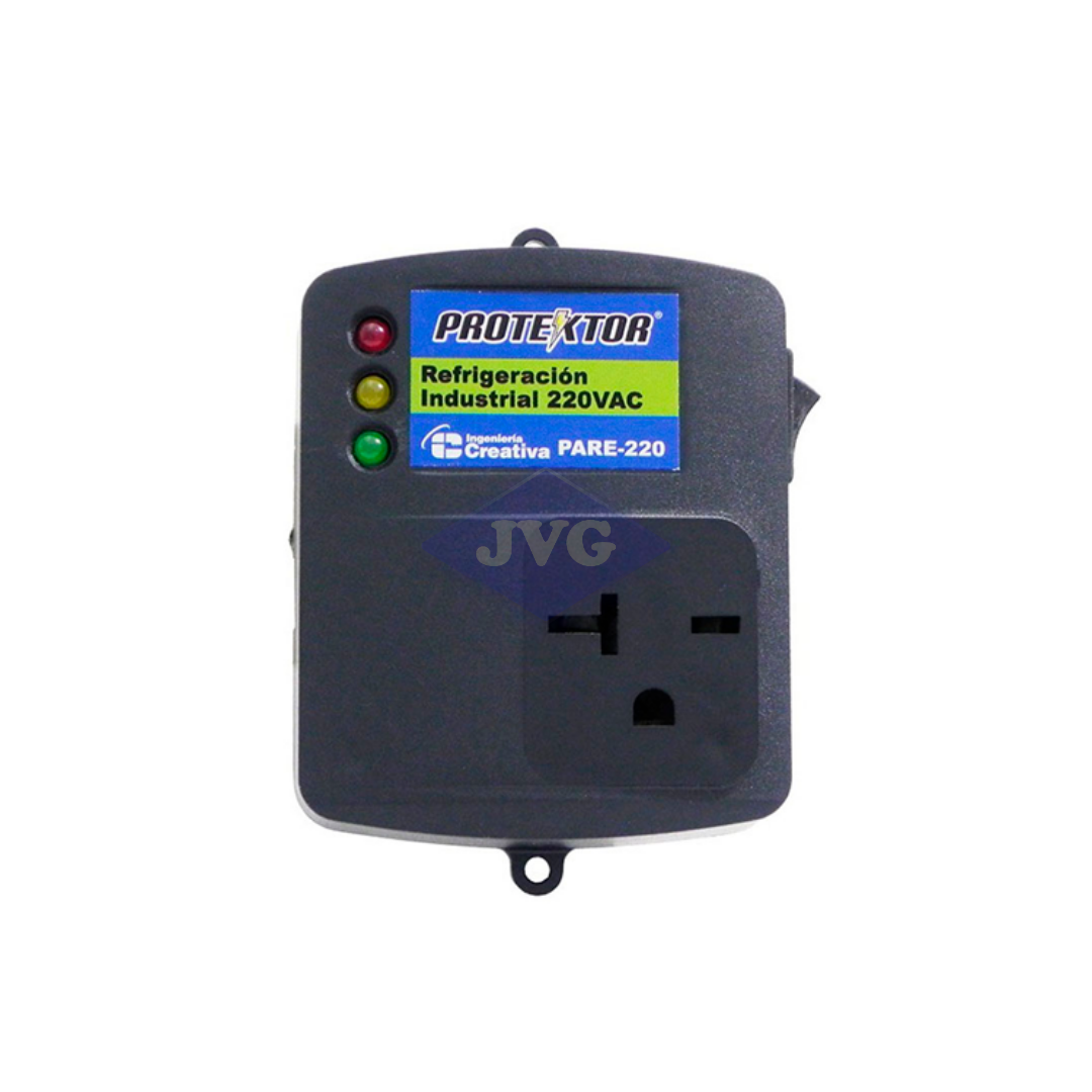 PROTECTOR PROTEKTOR D/VOLTAJE C/TOMA 220 VAC - PARE220