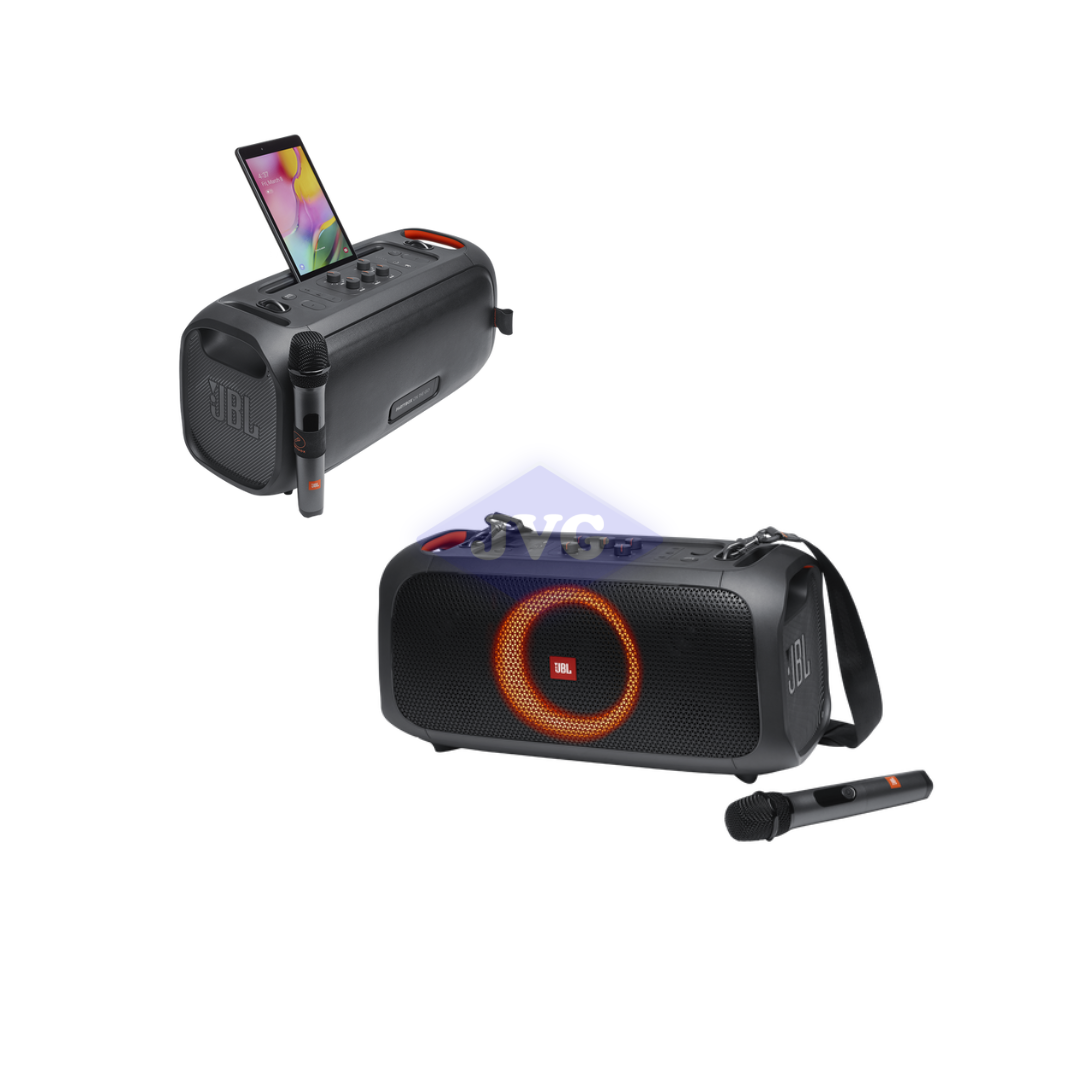 PARLANTE PORTÁTIL JBL BLUETOOTH USB LED TWS MICRÓFONO NEGRO 100W