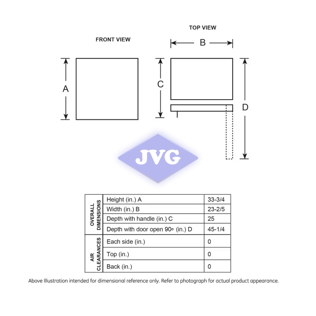 VINERA Y CENTRO DE BEBIDAS GE 52 BOTELLAS ACERO - PVS06BSPSS