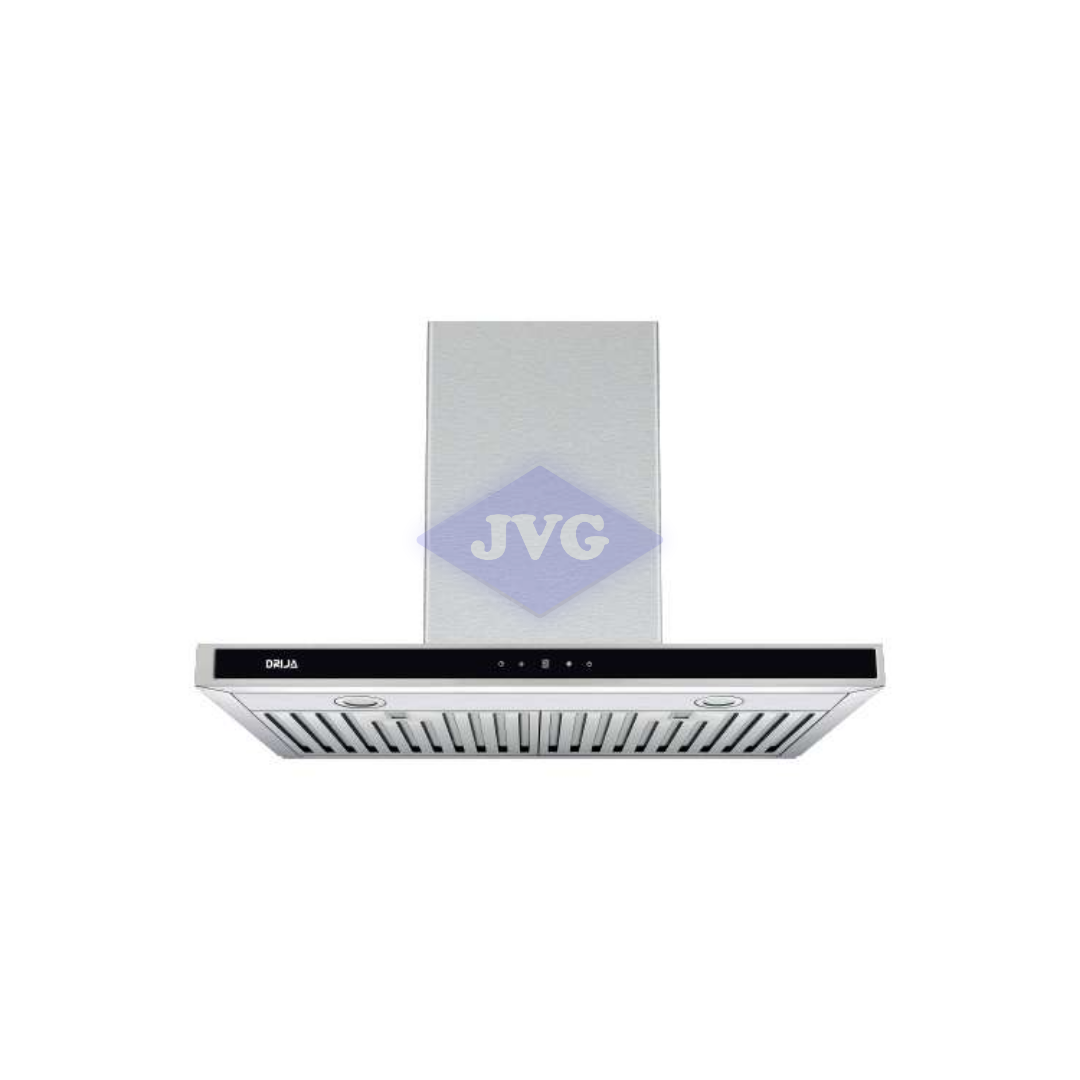 CAMPANA DECORATIVA DE PARED DRIJA 76 CM ACERO INOXIDABLE - QUADRATO76ACERO