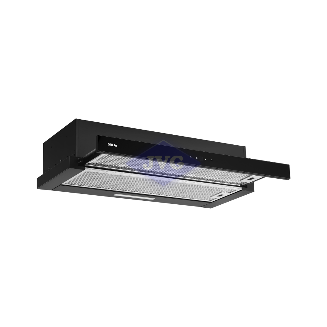 CAMPANA RETRÁCTIL TOUCH DRIJA 90 CM NEGRA - RETRACTILTOUCH90BL