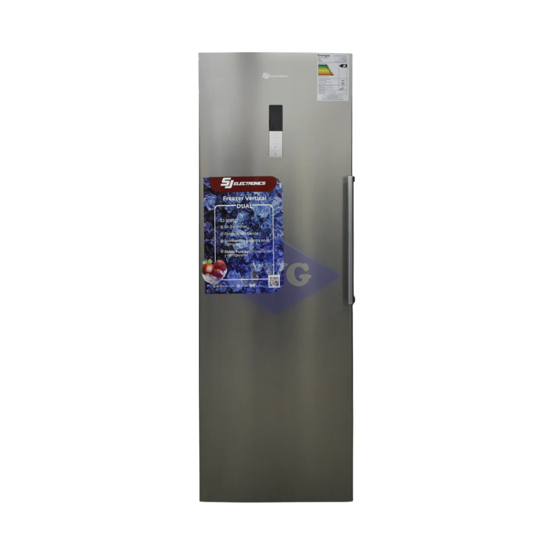 CONGELADOR VERTICAL SJ ELECTRONICS 280 LTS PLATEADO - SJ308SD