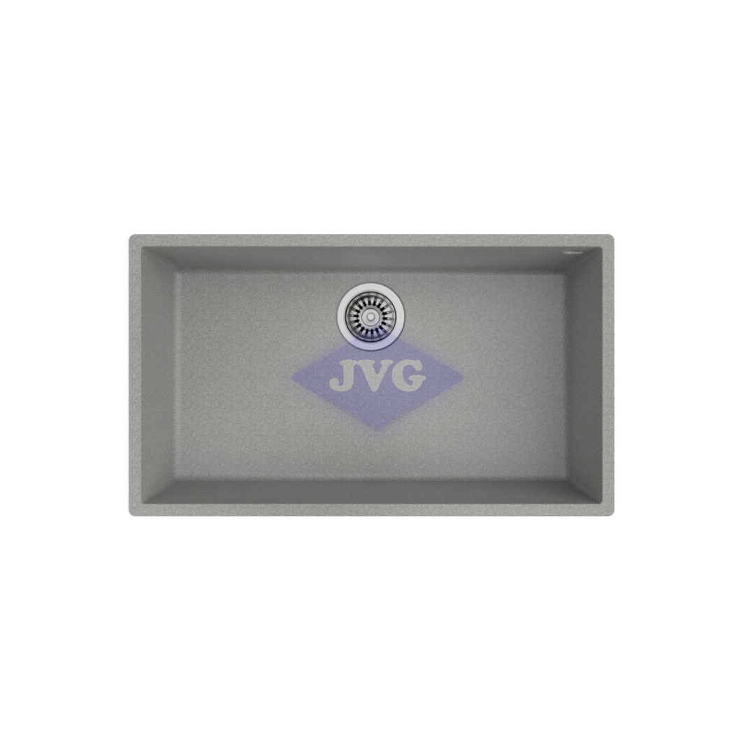 FREGADERO 1 TINA TEKA SUBMONTAR NEGRO - SQUARE7240TG