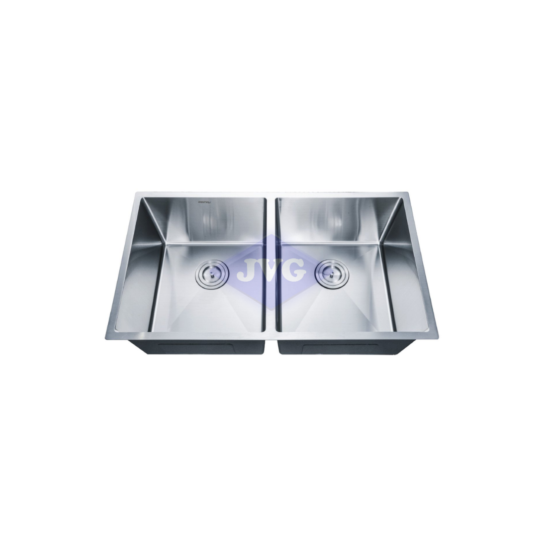 FREGADERO FRINOX 2 TINAS 78X42X20 CM SS LINE ACERO INOXIDABLE - SSHM78452