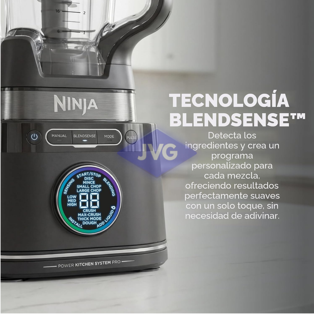 LICUADORA NINJA POWER BLEND 1.8 LTS 1.800W VASO TRITAN CON PROCESADOR NEGRO - TB401LAA