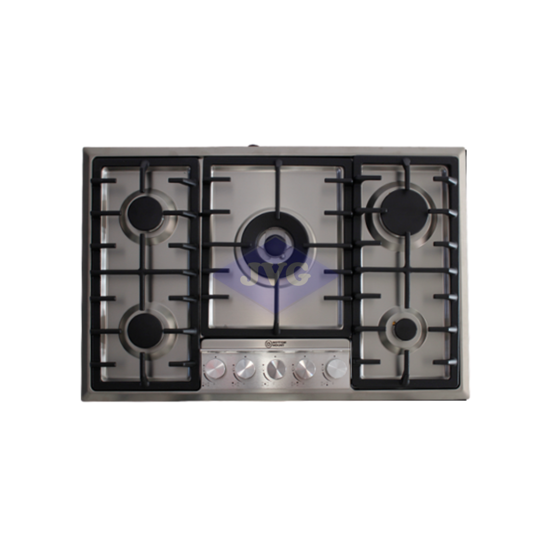 TOPE BOTTOM MOUNT 76CM GAS ACERO INOXIDABLE 5 QUEMADORES - TGH70BMX