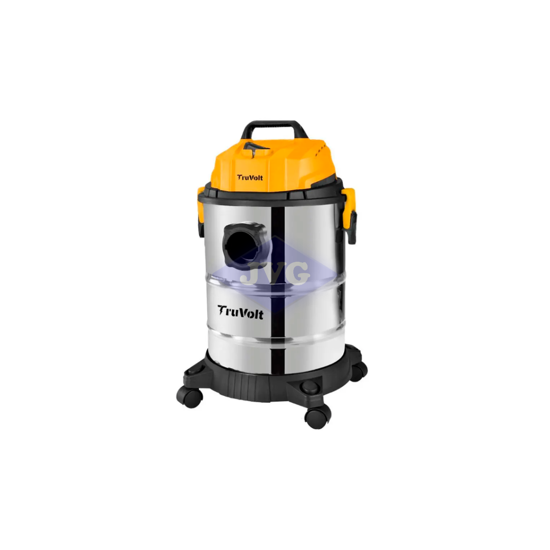 ASPIRADORA HÚMEDO/SECO TRUVOLT 20 LTS 1200W ACERO/AMARILLO (TR20Y) - TR30Y