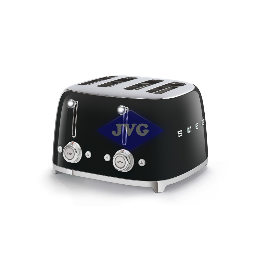 TOSTADORA SMEG 4 REBANADAS RETRO NEGRO - TSF03BLUS