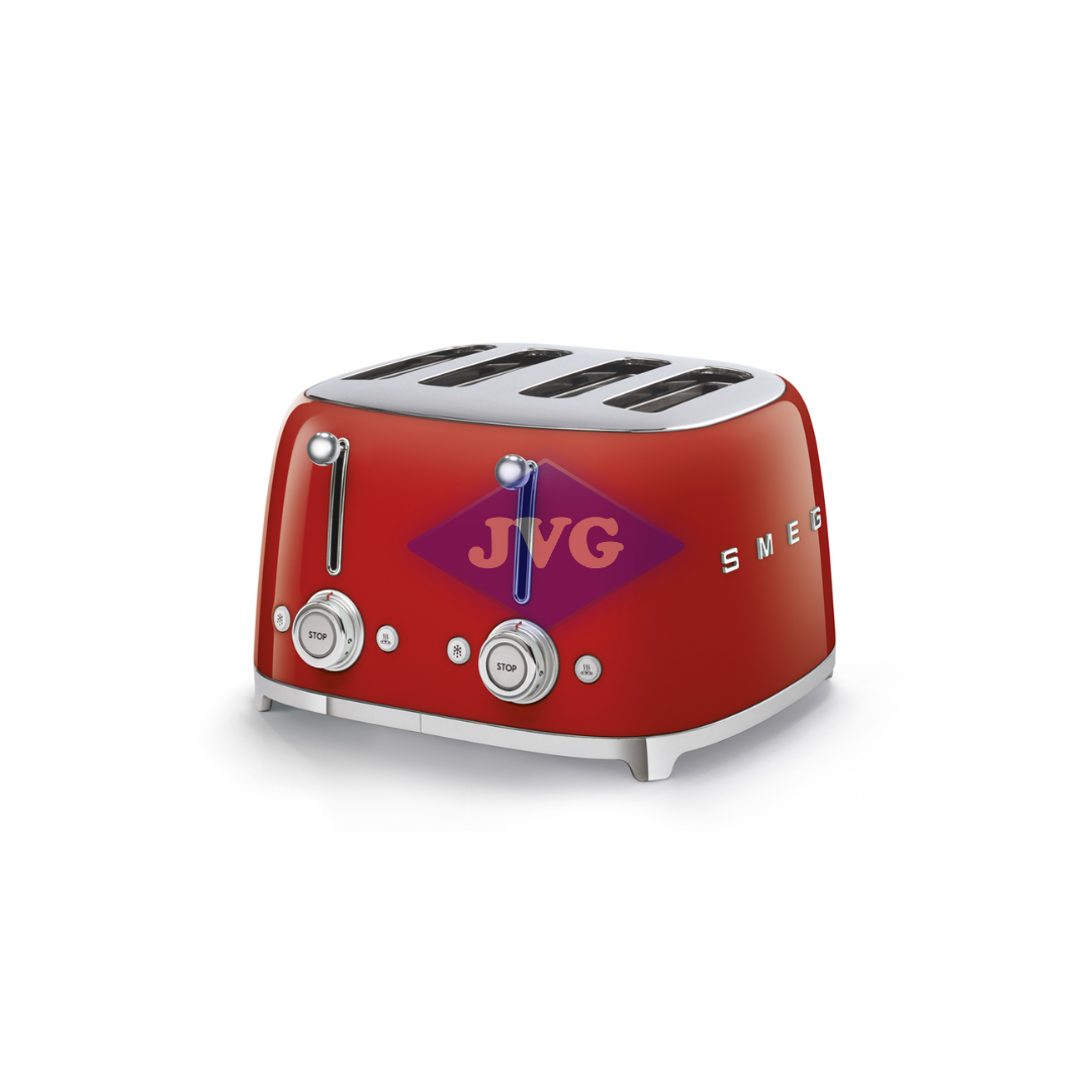 TOSTADORA SMEG 4 REBANADAS RETRO ROJO - TSF03RDUS