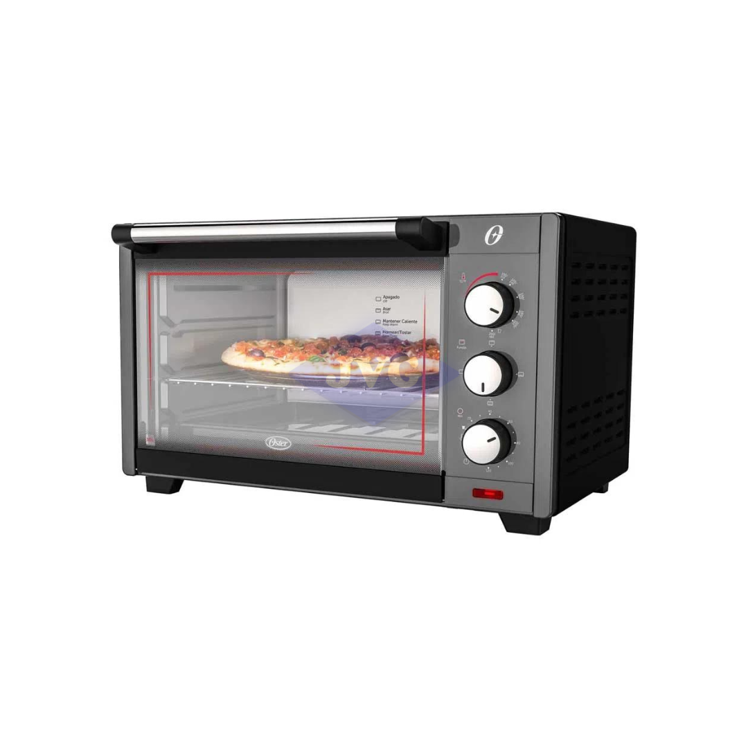 HORNO TOSTADOR OSTER - 4 FUNCIONES NEGRO 30L