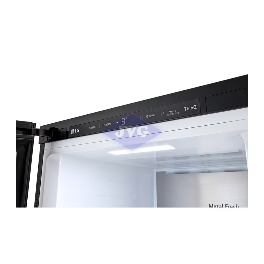 CONGELADOR VERTICAL LG 324 LITROS INVERTER ACERO VC34BQK - VC34BQK