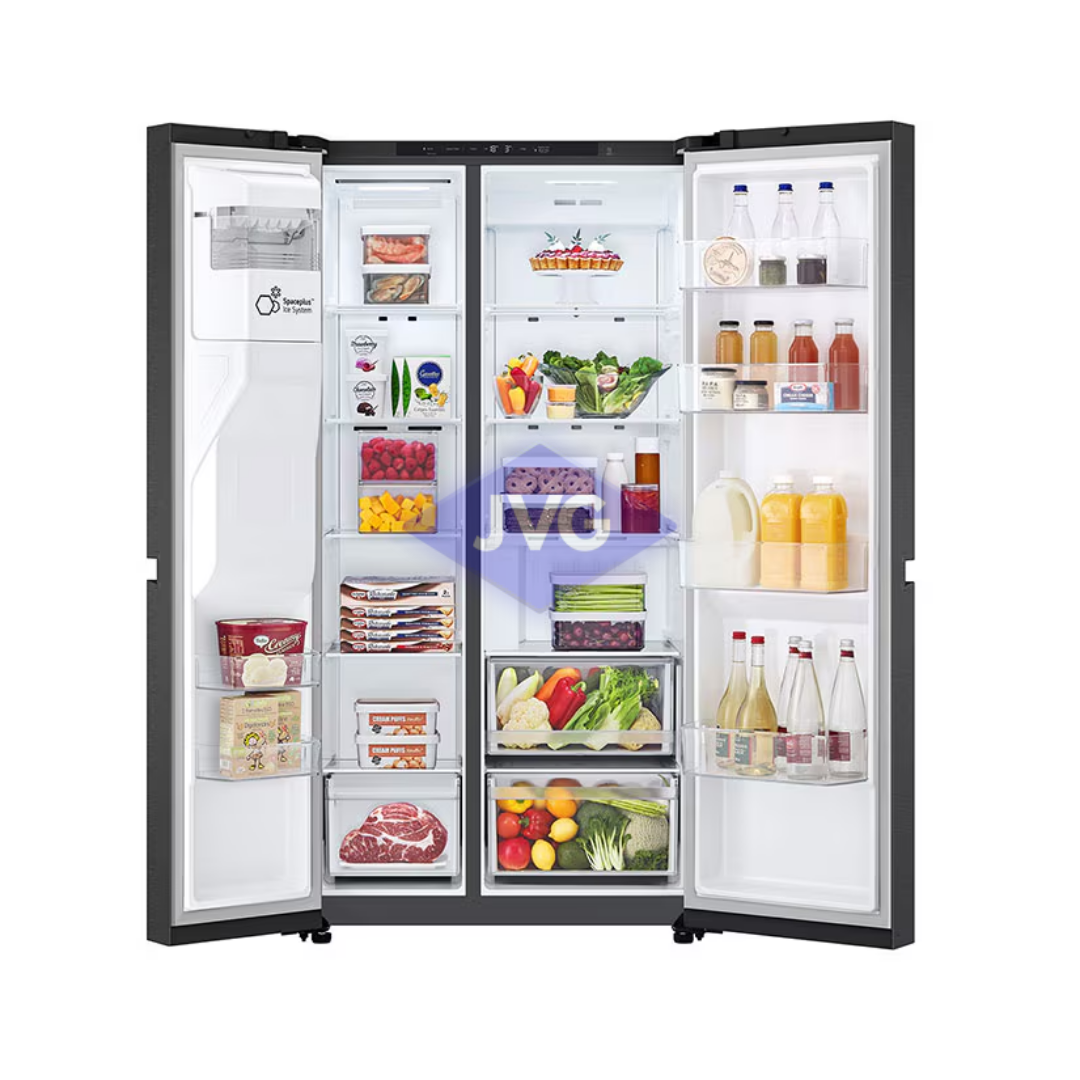 NEVERA SIDE BY SIDE LG 24 CU.FT. CON DISPENSADOR NEGRO - VS25LQIK