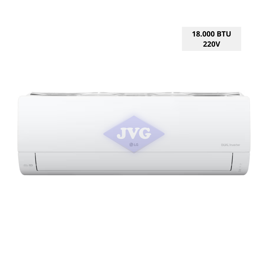 AIRE ACONDICIONADO SPLIT LG 18,000 BTU 220V DUALCOOL INVERTER VX182C1