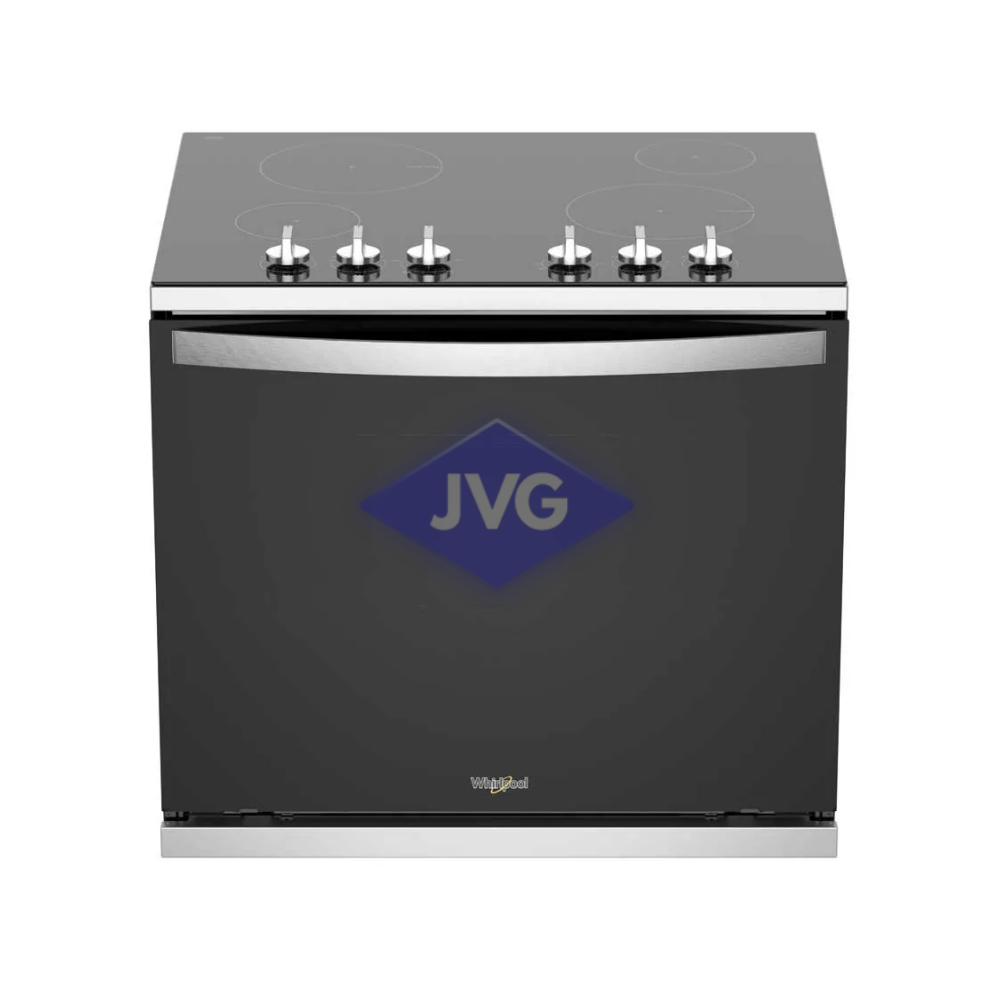 COCINA ELÉCTRICA WHIRLPOOL 6 QUEMADORES 30" TOPE VITROCERÁMICO PARA EMPOTRAR NEGRO - WBRE1300D