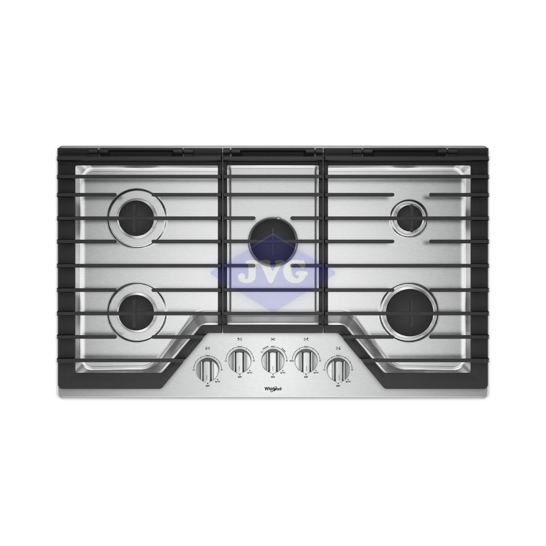 TOPE A GAS WHIRLPOOL 36 PULGADAS ACERO - WCG97US6HS