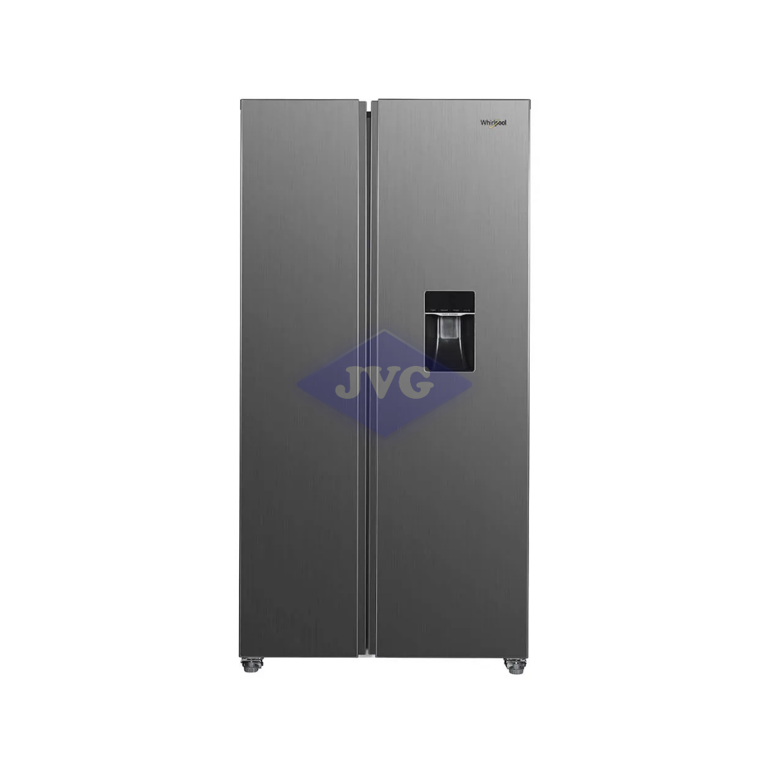 NEVERA SIDE BY SIDE WHIRLPOOL 18 CU.FT. C/DISPENSADOR - PLATEADO (WD1610S)