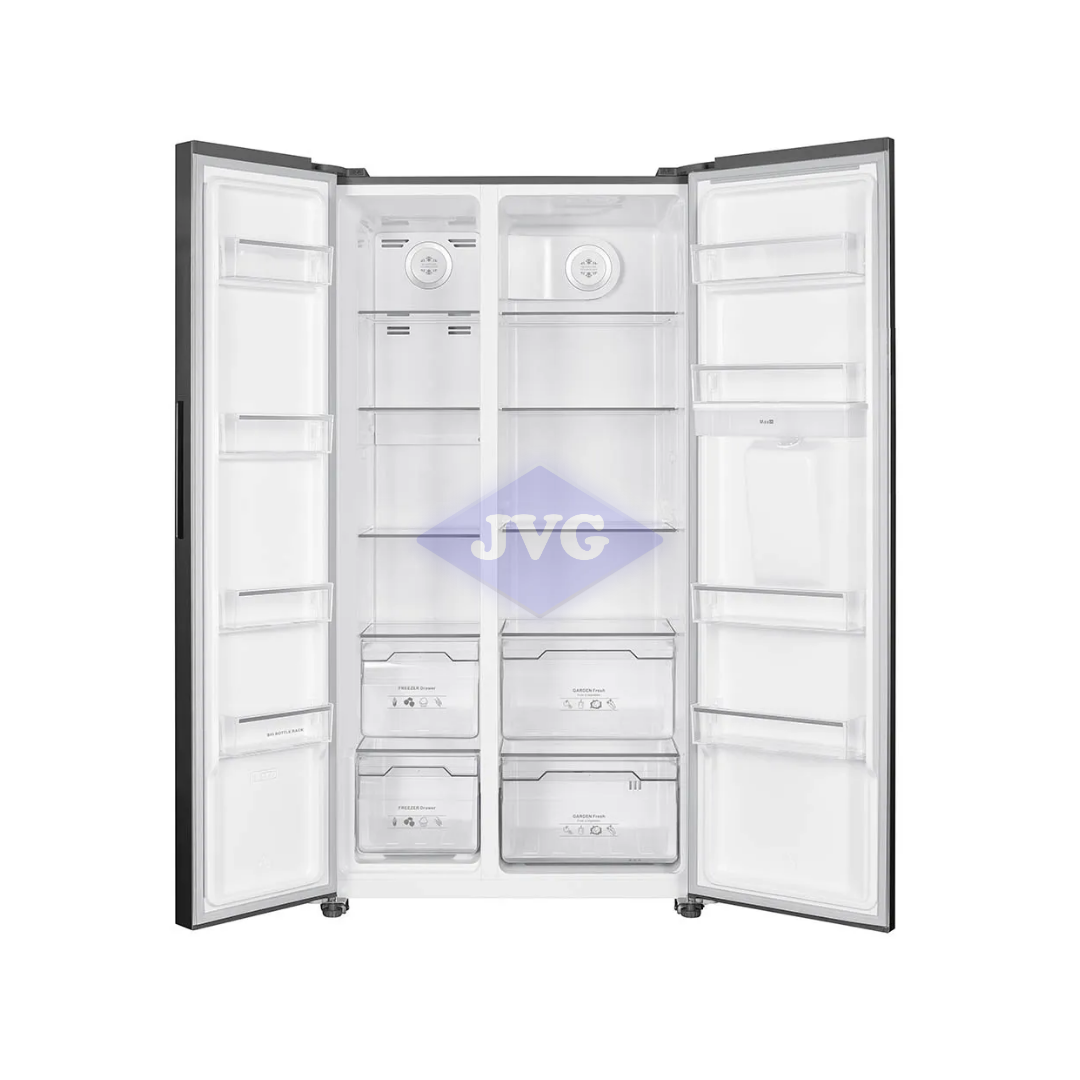 NEVERA SIDE BY SIDE WHIRLPOOL 18 CU.FT. C/DISPENSADOR - PLATEADO (WD1610S)